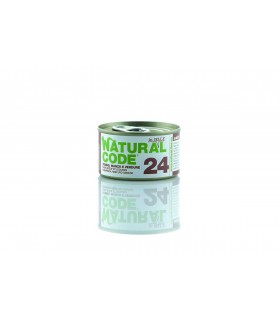 Natural code 24 gatto tonno manzo e verdure soft jelly 85 gr