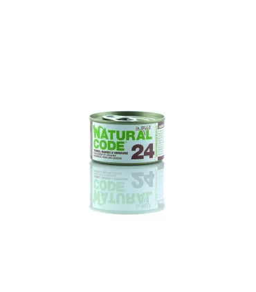 Natural code 24 gatto tonno manzo e verdure soft jelly 85 gr