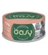 Oasy gatto more love 75% tonno con salmone 70 gr