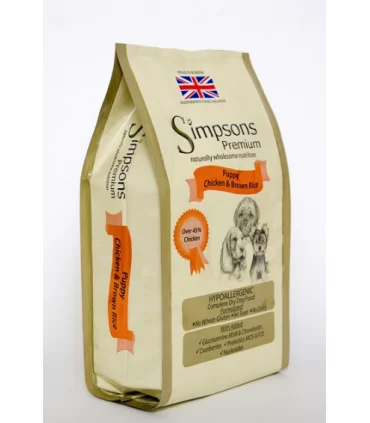 Simpsons Premium puppy pollo e riso integrale 2 kg