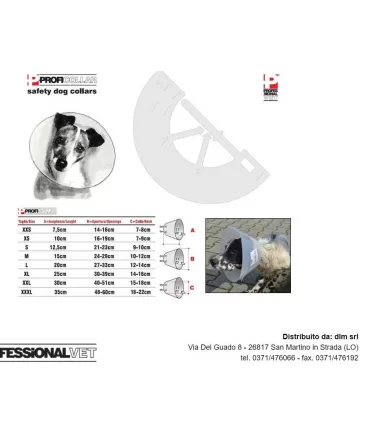 Proficollar collare elisabettiano 15 cm