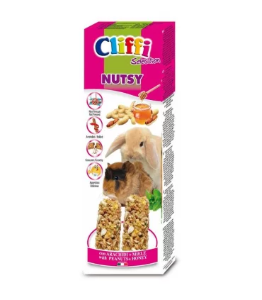Cliffi sticks conigli - cavie "nutsy" 110 gr