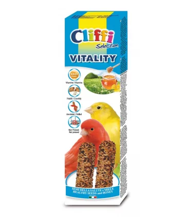 Cliffi sticks canarini con miele + semi salute "vitality" 60 gr