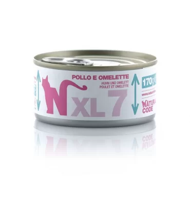 Natural code xl 7 gatto pollo e omelette 170 gr