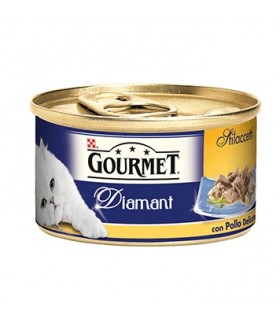Gourmet diamant sfilaccetti con pollo delicato 85 gr