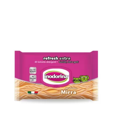 Inodorina refresh extra salviette alla mirra