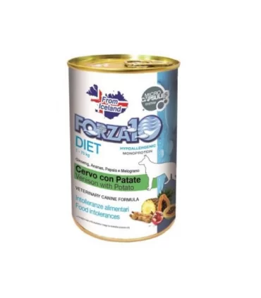 Forza 10 cane diet cervo con patate 400 gr