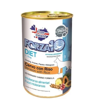 Forza 10 cane pate diet cervo e riso 400 gr