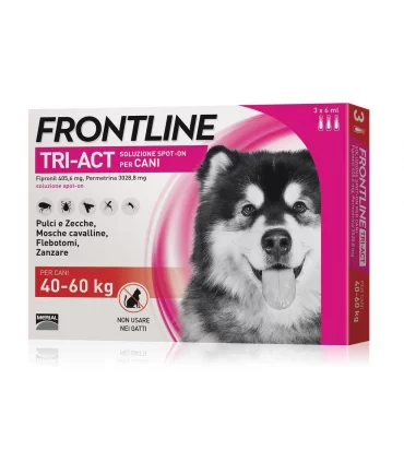 Frontline tri-act 3 pipette 6 ml 40-60 kg