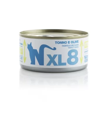Natural code xl 8 gatto tonno e olive 170 gr