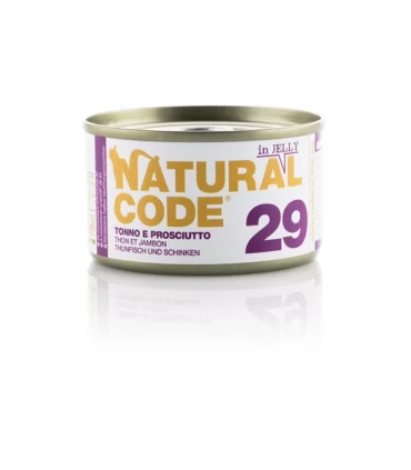 Natural code 29 gatto tonno e prosciutto soft jelly 85 gr
