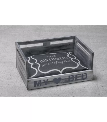 Cliffi design cuccia in legno massello con cuscino