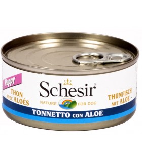 Schesir puppy tonnetto con aloe 150 gr