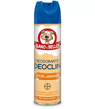Bayer deodorante deoclin  assorbiodore fiori d'arancio 250 ml sano & bello