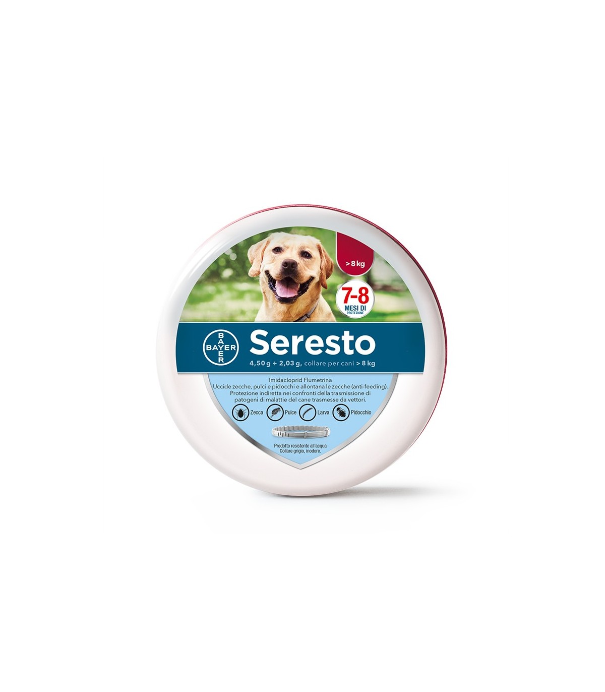 Seresto collare cani 70 cm superiore 8 kg