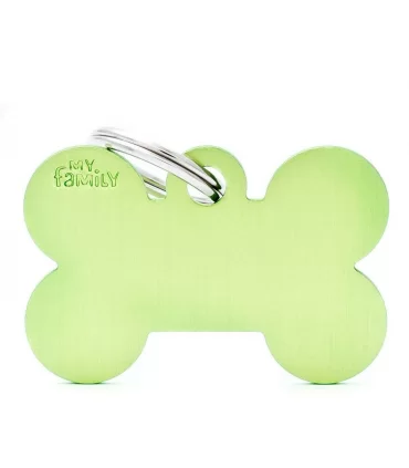 My family medaglietta cane green big bone