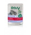 Oasy gatto wet bustina bocconcini agnello 85 gr