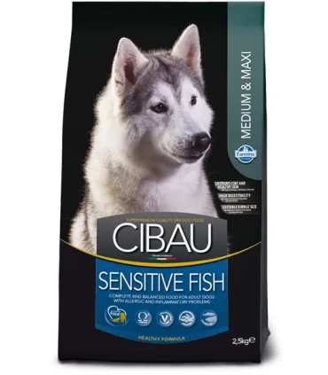 Cibau adult medium & maxi sensitive pesce 2,5 kg