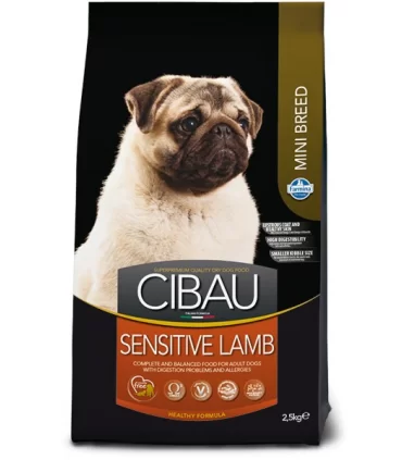 Cibau adult mini sensitive agnello 2,5 kg