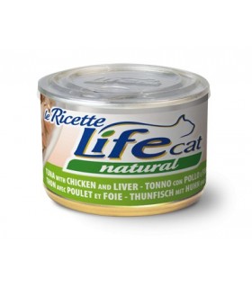 Life cat natural tonno con pollo e fegatini 150 gr