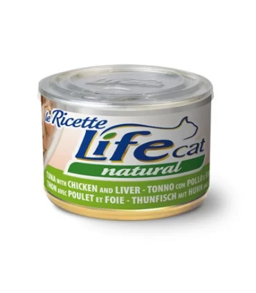 Life cat natural tonno con pollo e fegatini 150 gr