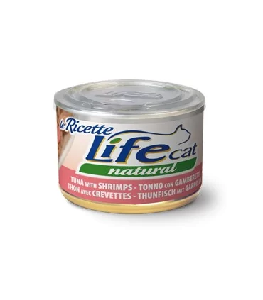 Life cat natural tonno con gamberetti 150 gr