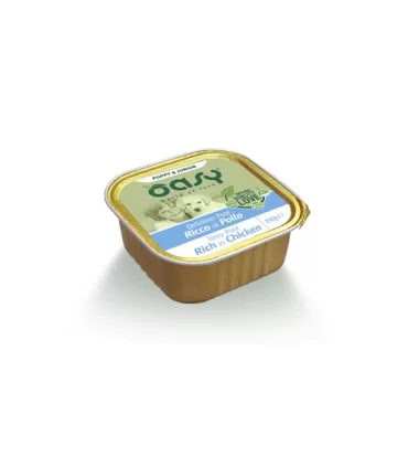 Oasy cane puppy pate ricco di pollo 150 gr