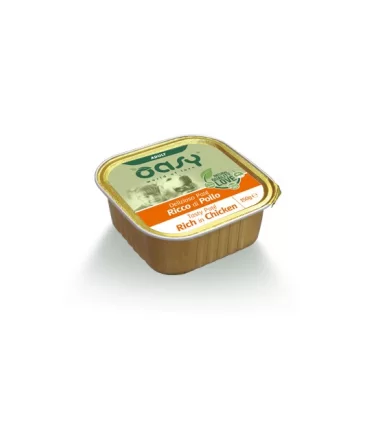 Oasy cane adult pate ricco di pollo 150 gr