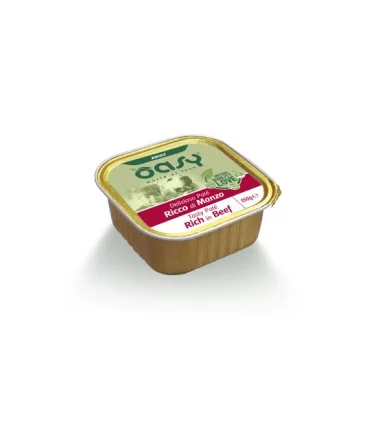 Oasy cane adult pate ricco di manzo 150 gr