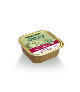 Oasy gatto adult pate ricco di manzo 100 gr