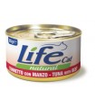 Life cat natural tonnetto con manzo 85 gr