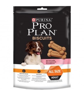 Purina proplan biscuits salmone e riso 400 gr