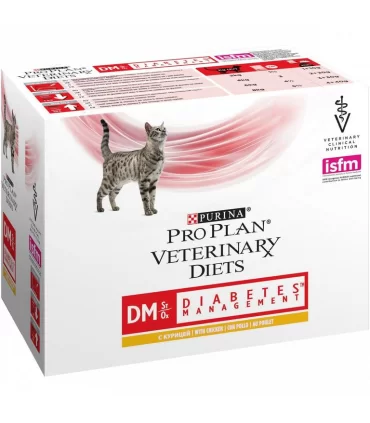 Purina proplan diet dm gatto pollo 10 buste 85 gr