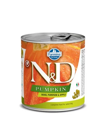 Farmina n&d pumpkin adult cinghiale zucca e mela 285 gr