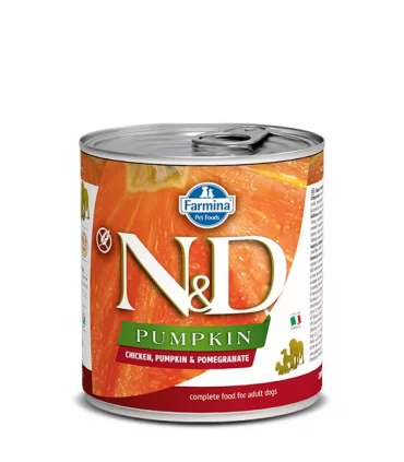 Farmina n&d pumpkin adult pollo zucca e melograno 285 gr