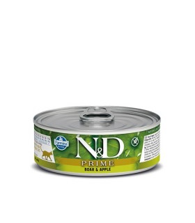 Farmina n&d prime gatto cinghiale e mela 70 gr