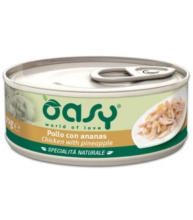Oasy gatto pollo con ananas umido 70 gr