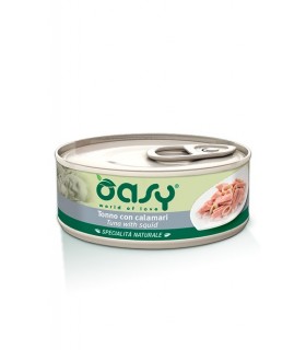 Oasy gatto tonno con calamari umido 150 gr