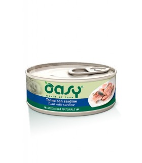 Oasy gatto tonno con sardine umido 150 gr