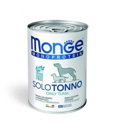 Monge cane monoproteico patè solo tonno 400 gr