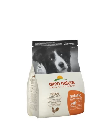 Almo nature holistic cane adult medium large con pollo 2 kg
