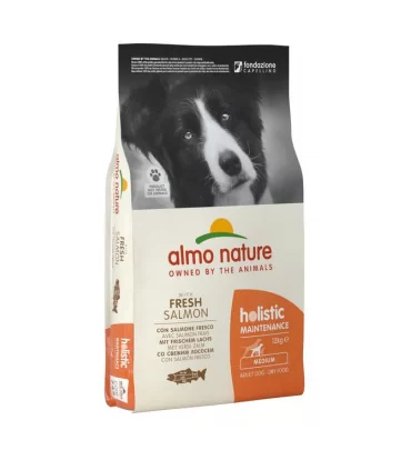 Almo nature holistic cane adult medium con salmone 12 kg