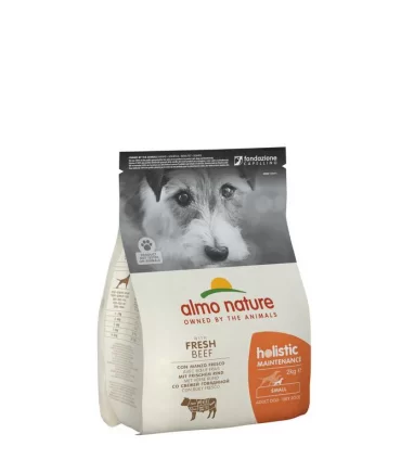 Almo nature holistic cane adult small con manzo 2 kg