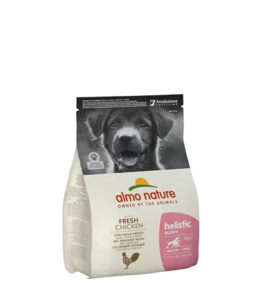 Almo nature holistic puppy medium con pollo e riso 2 kg