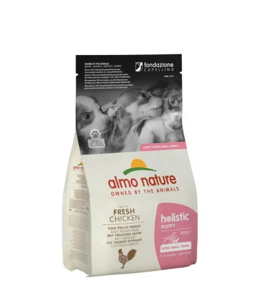 Almo nature holistic puppy small pollo e riso 400 gr