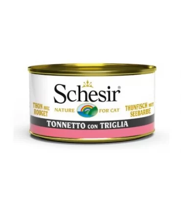 Schesir gatto gelatina tonnetto con triglia 85 gr