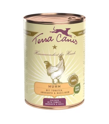 Terra canis classic pollo con amaranto, pomodori e basilico 400 gr