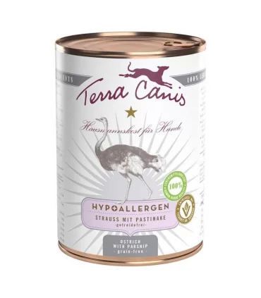 Terra canis ipoallergenico struzzo con pastinaca 400 gr