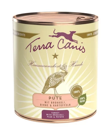 Terra canis classic tacchino con broccoli, pera e patate 800 gr