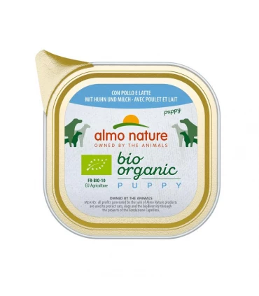 Almo nature pfc daily menù puppy con pollo e latte 100 gr